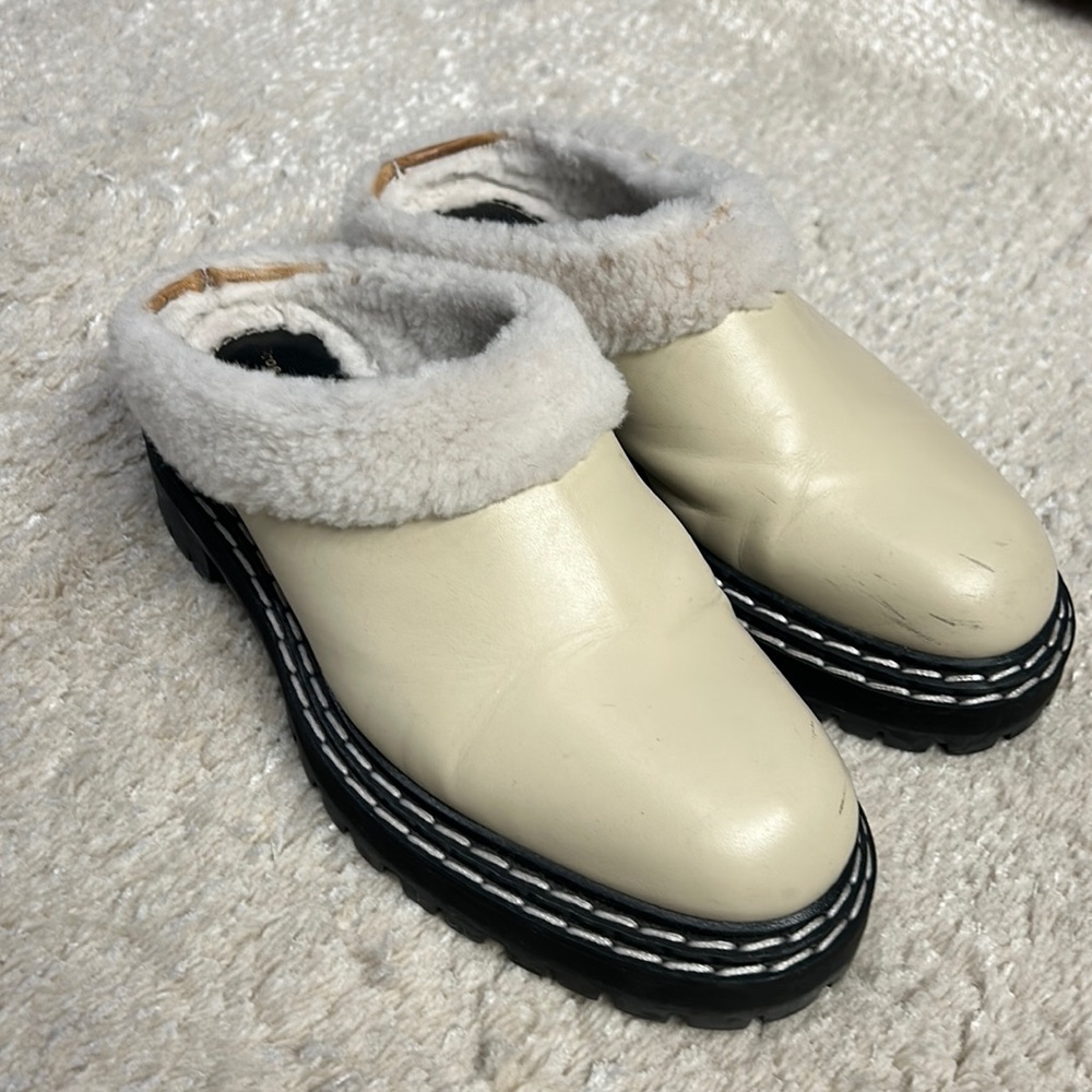 Proenza schouler mule chunky slipper